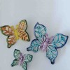 Farfalla traforata in maiolica